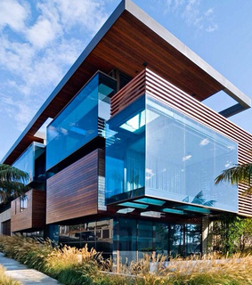 beach, house and interior