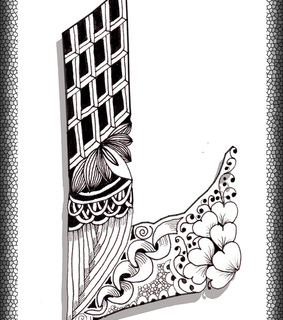 art, black and doodle