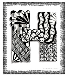 art, black and doodle