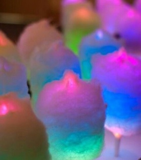 colourful, cotton candy and dessert