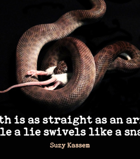 lies, quotes and snake