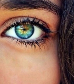 beauty, brunette and colorful