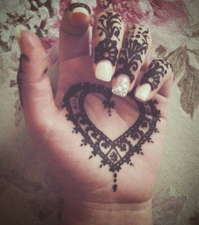 art, flower and heart