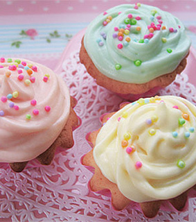 cupcakes, food and kawaii