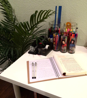 aesthetic, desk and follow