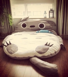 bed, bedroom and cute