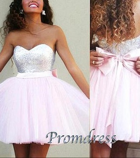 sweetheart prom dress, cute homecoming dress and sequins party dress