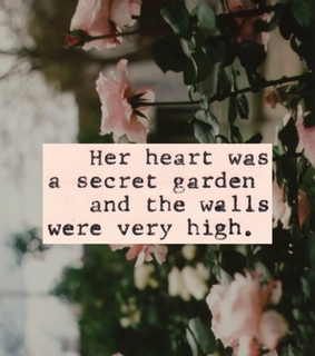 garden, heart and lonely