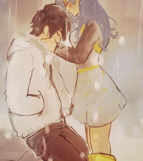 anime, boy and couple