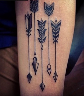 tatoo, tatuajes and flechas