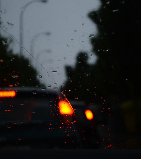 car, dark and drops