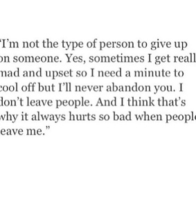 abandon, always and bad