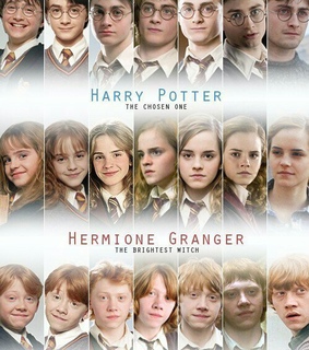 harry potter, hermione granger and ronald weasley