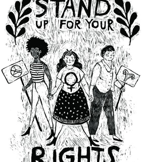 feminism, feminist and womans rights