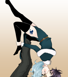 anime, boy and couple