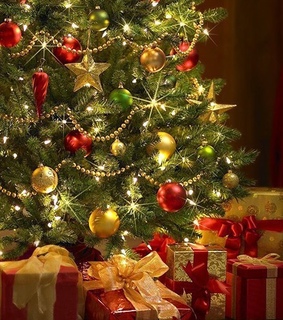 christmastree and merrychristmas