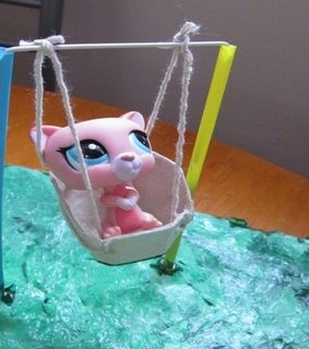 Kids Playground Craft, Playground Makeover and Playground Upcycled