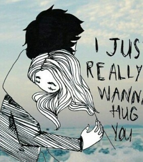 couple, hug and long distance