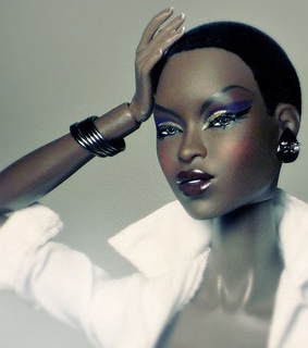 barbie, black and doll