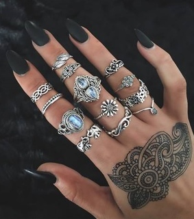 bohemian, gypsy and henna