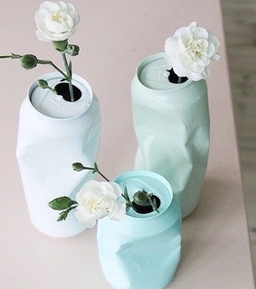aesthetic, baby blue and cans