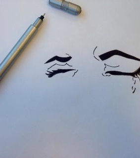 anime, art and black