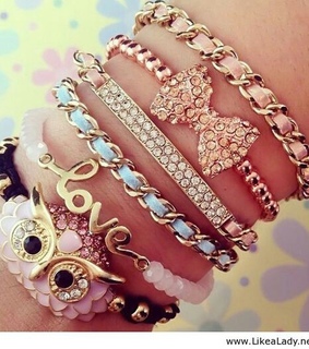 accessories, bracelet and girl things