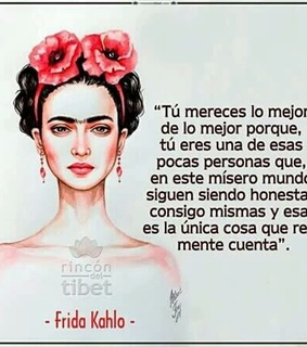 frida khalo, frases and honesto
