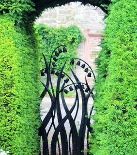 garden, garden gate and secret garden