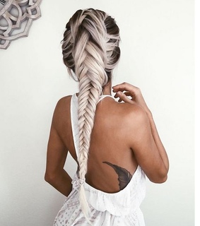 blonde, long hair and beauty