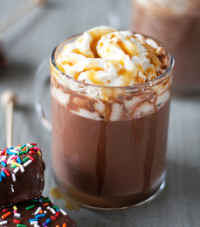 chocolate, desserts and salted caramel