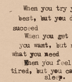 coldplay and fix you