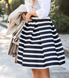 black, blone and dress