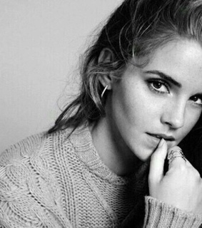 beauty, black and white and emma watson