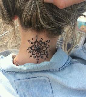 henna, mandala and tattoo
