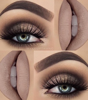 beautiful, eye makeup and eyelashes