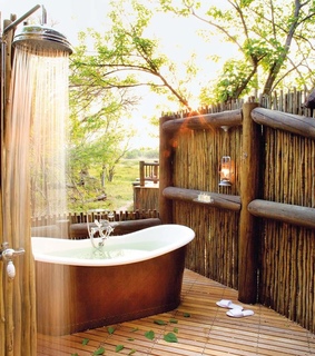 inspiration, outdoor living and outdoor bathroom