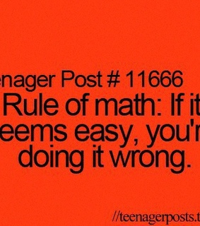 lesson, math and right