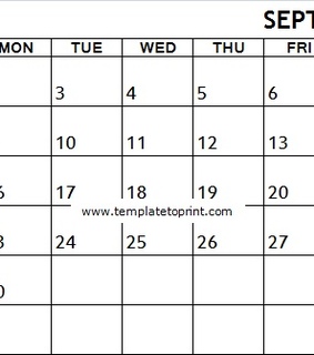 september, 2019 and September Calendar