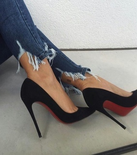 90s, fashion and heels