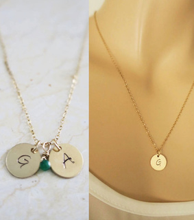 alphabet, initial and jewelry