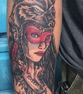 girl tattoo, tattoo and tattoo design