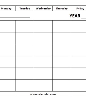 calendar, Blank Calendar and Blank Calendar Template