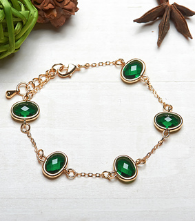 bracelet, decoration and green