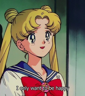anime, usagi tsukino and happy