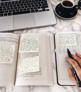 studyblr, study and macbook