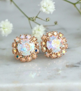 bridal studs, fashion and jewelry