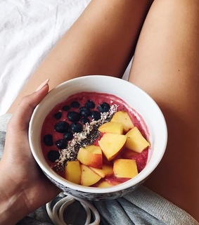 fitness, acai and food