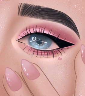 eyes, digital art and draw