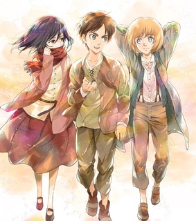 anime, beautiful and snk